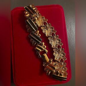 Monet Gold and Black Bracelet